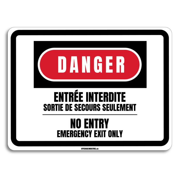 Danger Entrée interdite