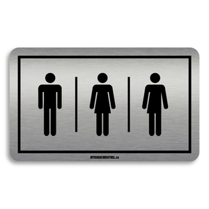 Indication toilette | Homme/Femme/Mixte