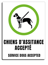 Load image into Gallery viewer, Chiens d&#39;assistance accepté
