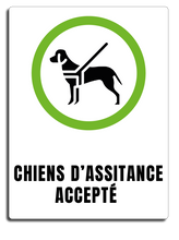 Load image into Gallery viewer, Chiens d&#39;assistance accepté
