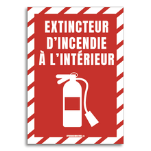 Charger l&#39;image dans la galerie, Extincteur d&#39;incendie à l&#39;intérieur avec pictogramme
