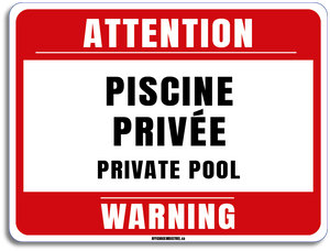 Attention- Piscine privée