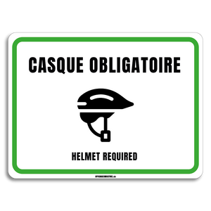 Casque obligatoire