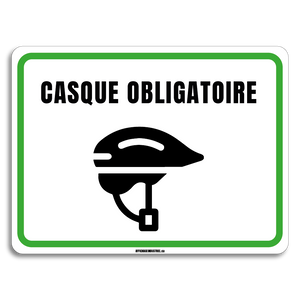 Casque obligatoire