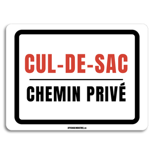 Cul-de-sac | Chemin privé