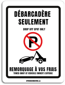 Débarcadère seulement - Remorquage à vos frais