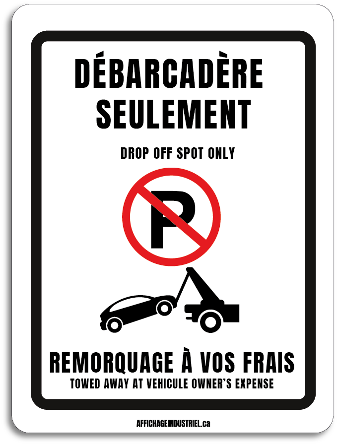 Débarcadère seulement - Remorquage à vos frais