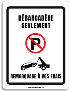 Débarcadère seulement - Remorquage à vos frais