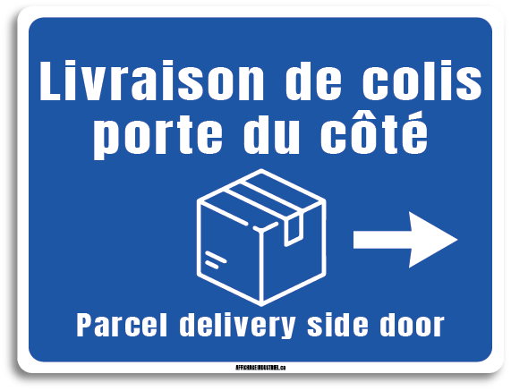 Livraison de colis - Porte du côté droit