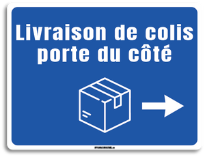 Livraison de colis - Porte du côté droit