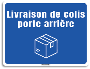 Livraison de colis - Porte arrière