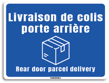 Load image into Gallery viewer, Livraison de colis - Porte arrière
