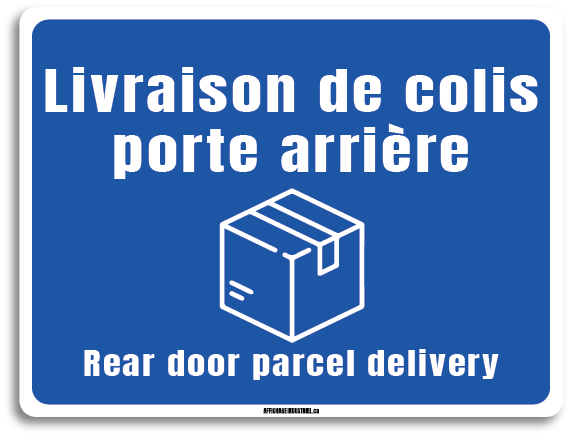 Livraison de colis - Porte arrière