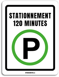 Stationnement 120 minutes