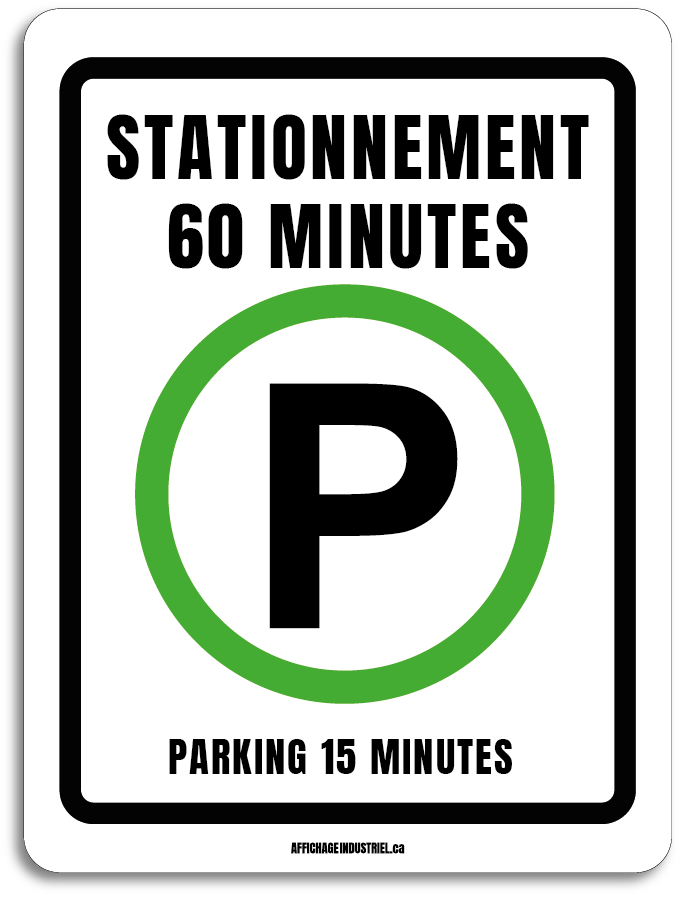 Stationnement 60 minutes