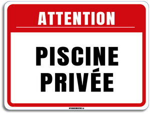 Attention- Piscine privée