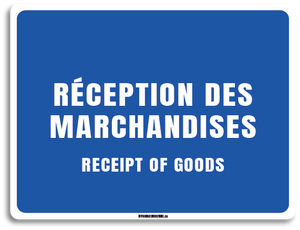 Réception des marchandises