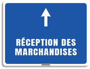 Réception des marchandises - Avec flèche