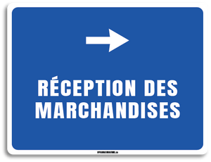 Réception des marchandises - Avec flèche droite