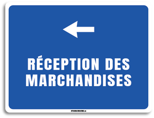 Réception des marchandises - Avec flèche