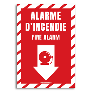 Alarme d'incendie directionnel