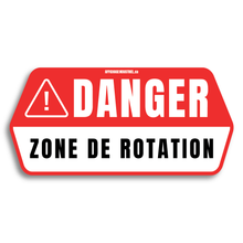 Charger l&#39;image dans la galerie, Danger - Zone de rotation
