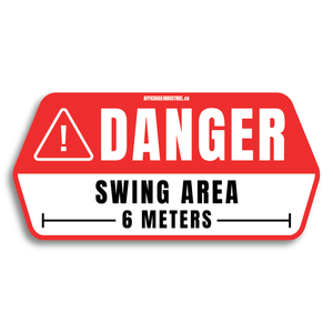 Danger - Zone de rotation