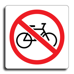 Bicyclette interdit