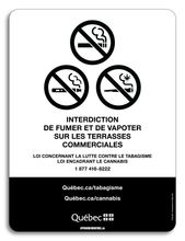 Charger l&#39;image dans la galerie, Interdiction de fumer | Terrasse
