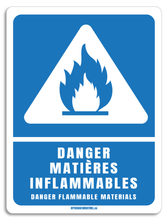Load image into Gallery viewer, Danger matières inflammables
