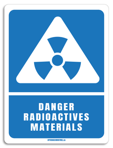 Danger matières radioactives