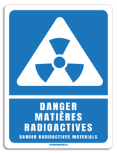 Load image into Gallery viewer, Danger matières radioactives
