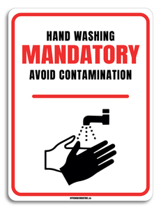 Mesure de sécurité | Lavage de main obligatoire