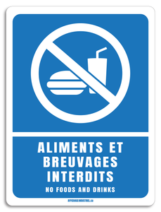 Aliments et breuvages interdit
