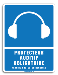 Protecteur auditif obligatoire