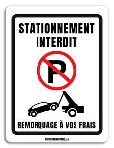 Stationnement interdit (Remorquage)