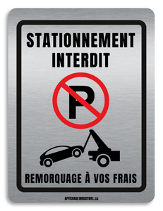 Stationnement interdit (Remorquage)