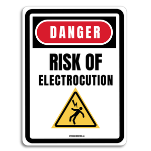 Danger Risque d'électrocution