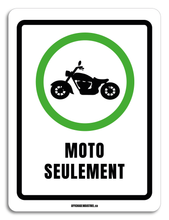 Load image into Gallery viewer, Motorcycle parking only
