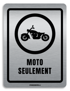 Motorcycle parking only