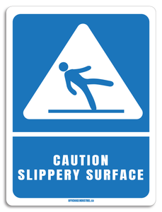 Attention surface glissante