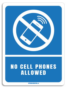 Téléphone cellulaire interdit