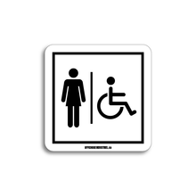 Charger l&#39;image dans la galerie, Indication toilette | Femme/handicapé
