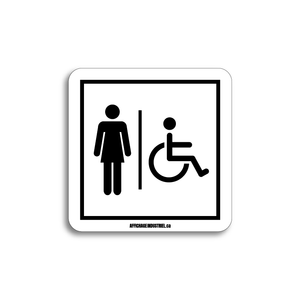 Indication toilette | Femme/handicapé
