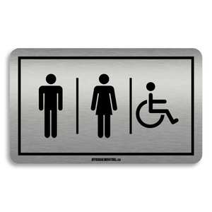 Indication toilette | Homme/Femme/handicapé