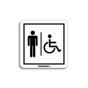 Indication toilette | Homme/handicapé