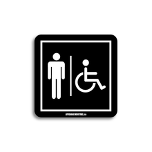 Charger l&#39;image dans la galerie, Indication toilette | Homme/handicapé
