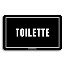 Load image into Gallery viewer, Indication toilette avec flèche
